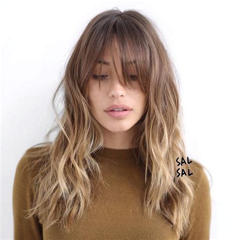 Black and brown make a great hair color. 20 Fabulous Long Layered Haircuts With Bangs - Pretty Designs