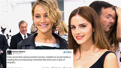 Emma Watson Defends Jennifer Lawrence In Wake Of Leaked Nude Photo