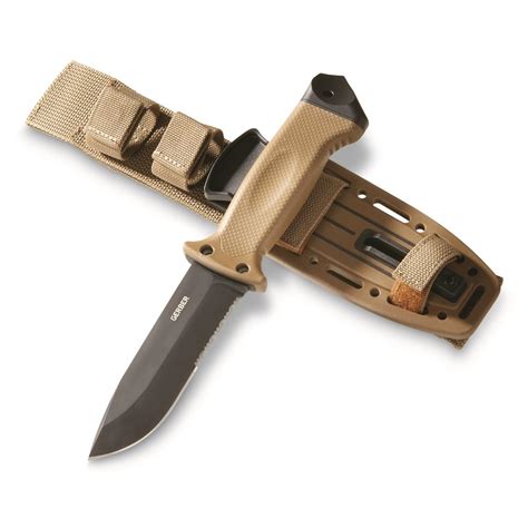 Gerber Lmf Ii Infantry Fixed Blade Combat Knife Brown 703471
