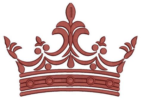 Crown Embroidery Design 165122 Mm 66 Inc X 5 Inc Etsy