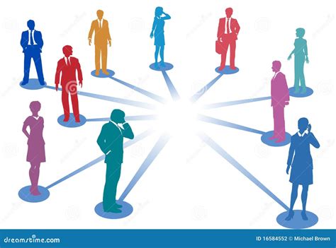 Business Connect Connections Network People Stock Illustrations 3206