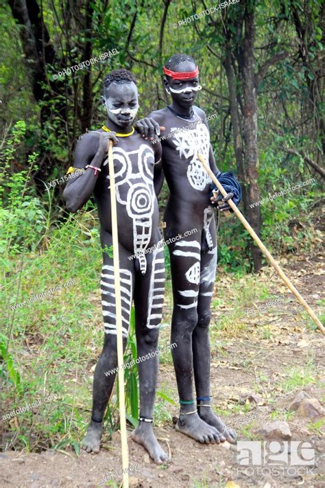 Africa Ethiopia Debub Omo Zone Woman Of The Mursi Tribe A Nomadic Cattle Herder Ethnic Group