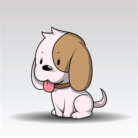 Cute Cartoon Dog Puppy For Design Element Cartoon Dog