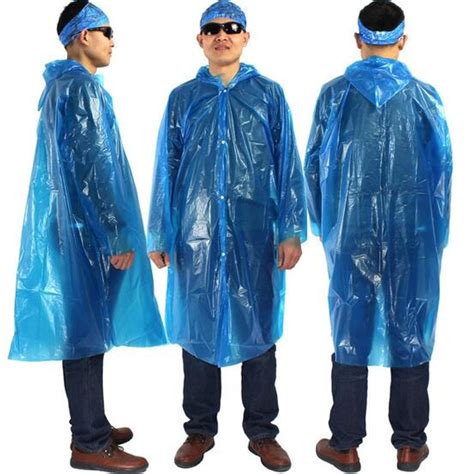 Outdoor Travel Camping Emergency Disposable Raincoat Adult Unisex One