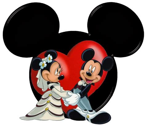 Mickey And Minnie Wedding Mickey Mouse Art Mickey