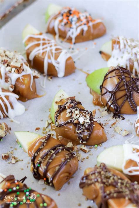 Although it requires a bit of imagination, this staightforward dish delivers all the preheat oven to 350 degrees. Easy Caramel Apple Slices • Longbourn Farm