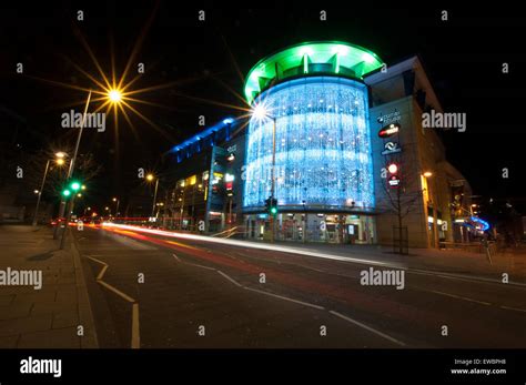 Cornerhouse Nottingham City At Night Nottinghamshire England Uk Stock