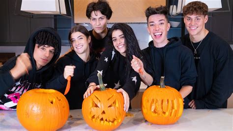 Carving Pumpkins With My Best Friends Ft Charli Noah James Chase