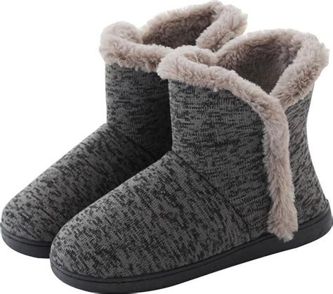 Bol Com Hoge Herfst En Winter Katoenen Pantoffels Voor Heren En