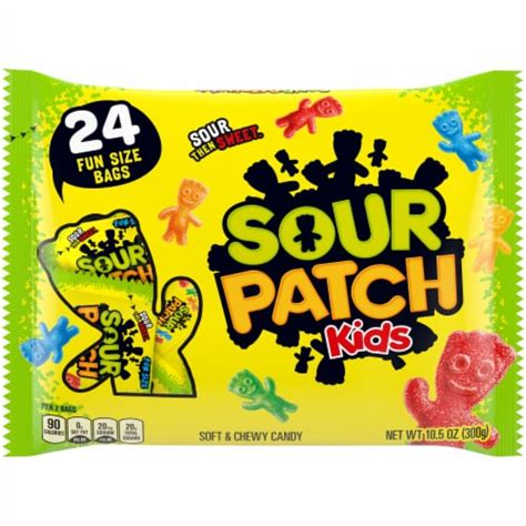 Sour Patch Kids Soft And Chewy Fun Size Candy 24 Ct 105 Oz Foods Co