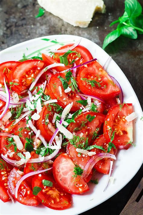 Fresh Herbs And Tomato Salad Recipe — Eatwell101