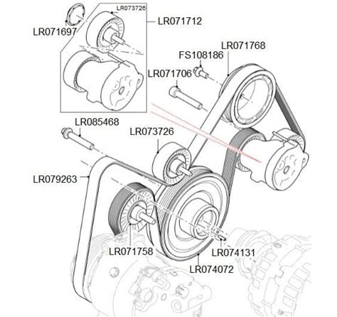 Auxiliary Drive Belt And Tensioner