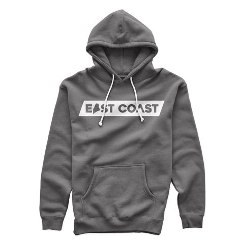 eastcoast hoodie ~ black beach bum threads surf club