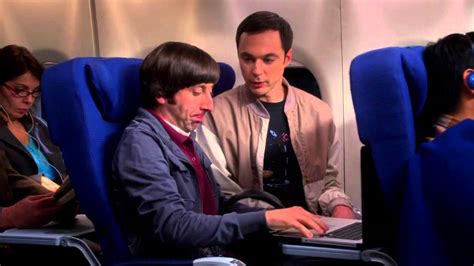 The Big Bang Theory Sheldons And Howards First Flight S E Hd Youtube