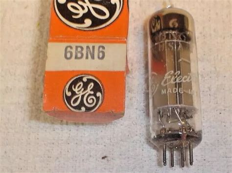 Vintage Nos General Electric 6bn6 Vacuum Tube Tubes Usa Tested Tub22097