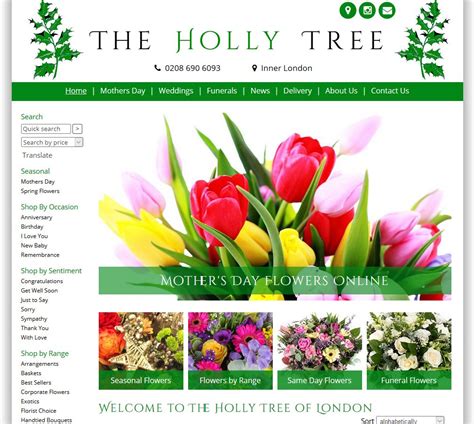 Maybe you would like to learn more about one of these? The Holly Tree Florist | Holly tree, Mothers day flowers ...