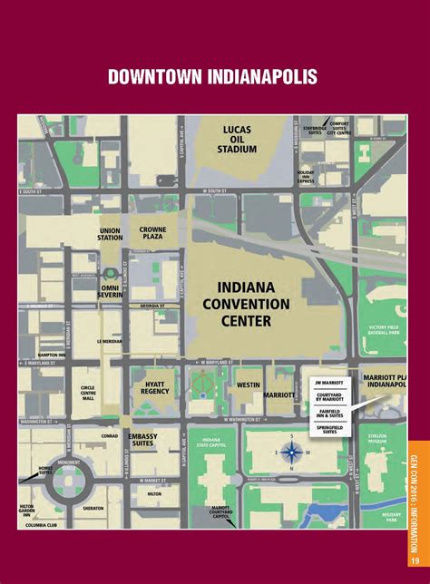 Indianapolis Convention Center Map Map Of The Usa With State Names