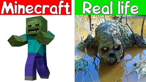 Experiment Minecraft VS Real Life Rob Realistic minecraft 創世神第一人稱真人版