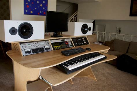 Recording Studio Desk 12ru Workstation Premium Baltic Birch Etsy