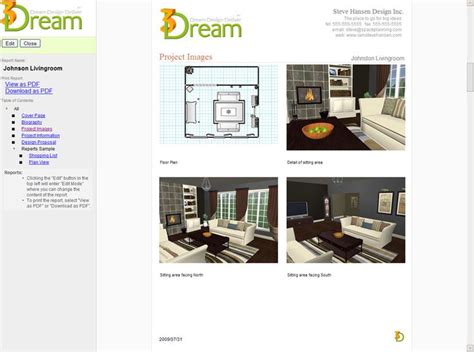 Free 3d Room Planner 3dream Basic Account Details Room