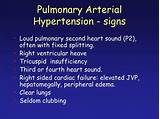Clinical Signs Of Pulmonary Hypertension