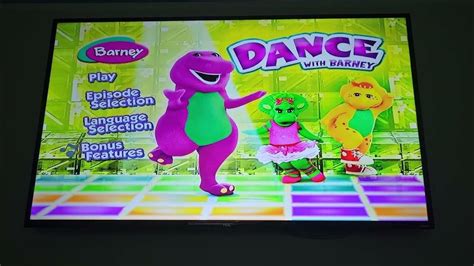 Dance With Barney Dvd Menu Walkthrough Youtube