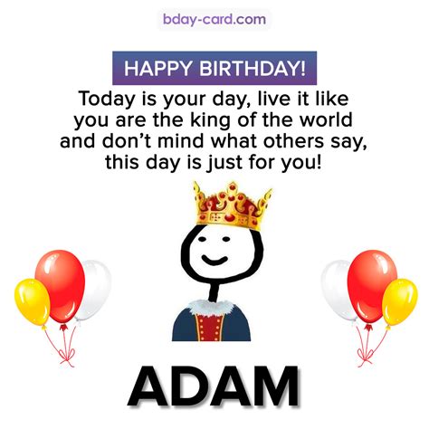 Birthday Images For Adam 💐 — Free Happy Bday Pictures And Photos Bday