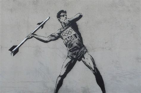 London 2012 Banksy Releases Three Iconic Olympic Pieces Mirror Online