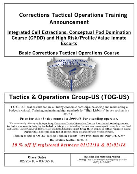 Corrections Tactical Operation Training Integrated Cell Extractions