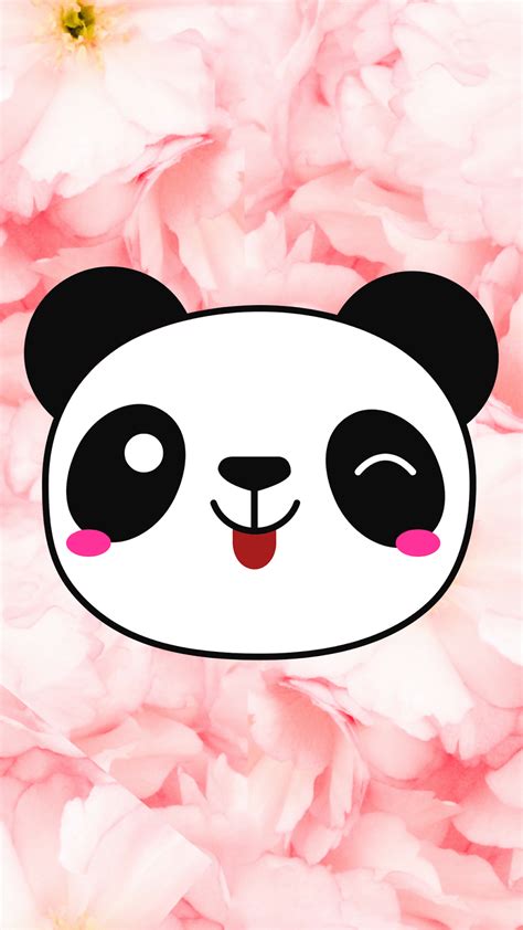 Pink Girly Cute Panda Wallpaper Biajingan Wall Riset