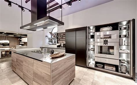 modern spacious kitchen designs  varenna