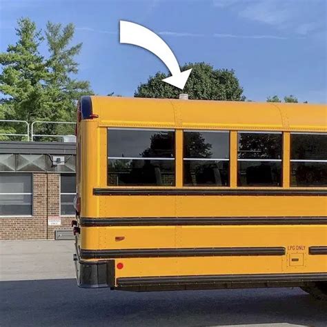 Local School Buses Now Equipped With Flashing Lights On Roof For When