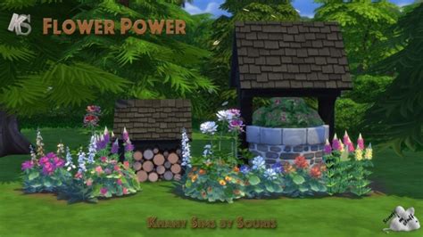 Flower Power By Souris At Khany Sims Sims 4 Updates