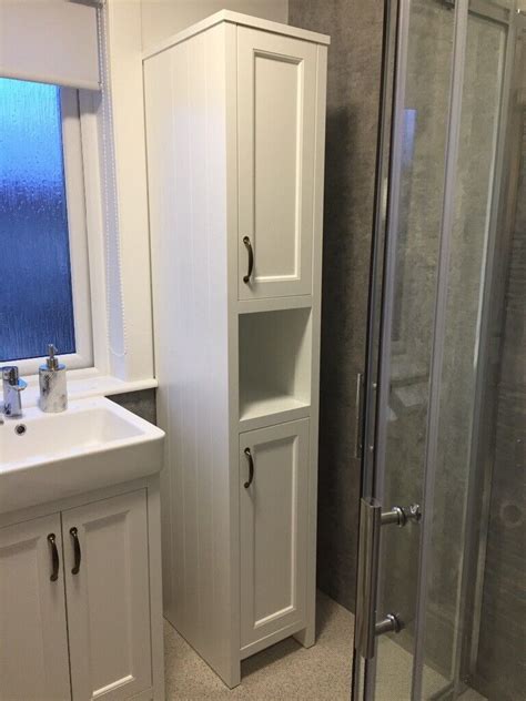 Tall White Bathroom Cabinet In Lanark South Lanarkshire Gumtree