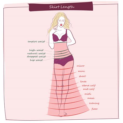Skirt Length Chart And Sizing Guide Hood Mwr