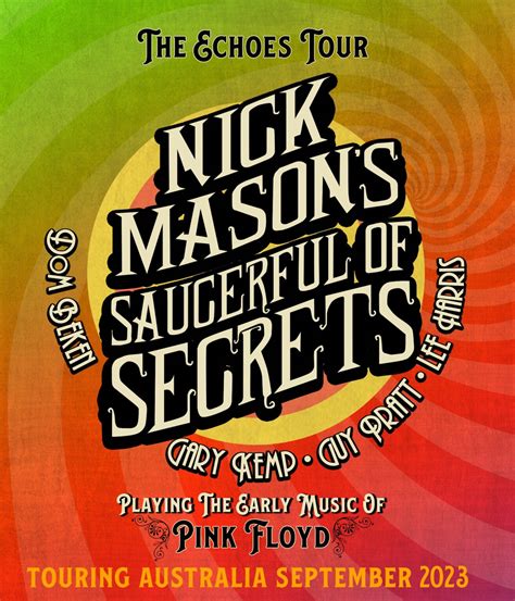 Nick Masons Saucerful Of Secrets Tour Australia Dates Announced