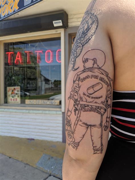 Kaneda From Akira Done By Shelby Crow At Good Work Tattoos In New Orleans Body Art Tattoos