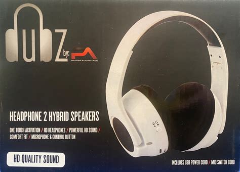 Dubz By Pa Headphone 2 Hybrid Speakers Thedesignchambersboutique