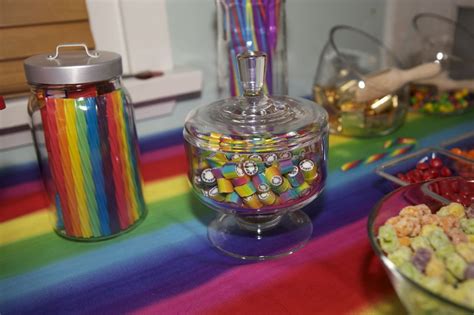 Rainbow Apothecary Jars Rainbow Birthday Cake Rainbow Parties