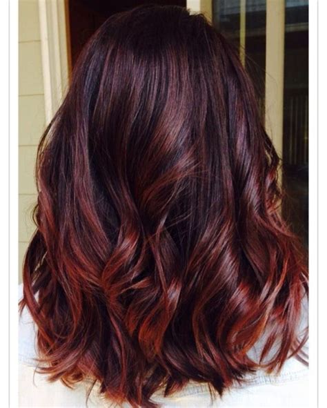 Highlights mixing lowlights with highlights. Burgundy Hair with Dark, Red, Purple and Brown Highlights