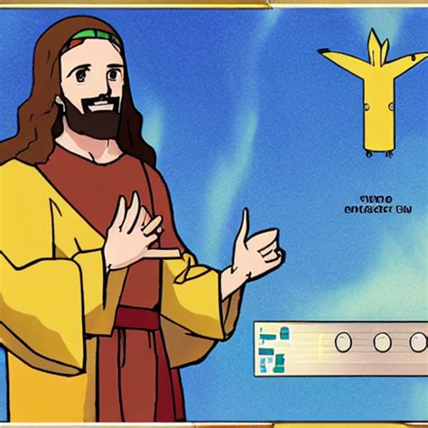 Prompthunt Jesus As A Pokemon Card