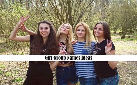 Girl Group Names Ideas【2022】whatsapp Cute And Cool