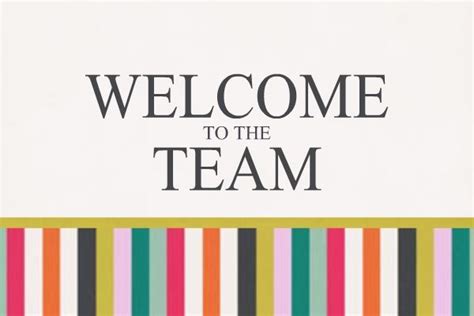 Pagetitle Welcome New Members Welcome To The Team Creative