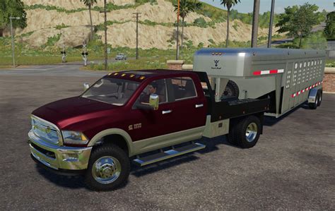 Dodge Ram 3500 Flatbed V1000 Truck Farming Simulator 22 Mod Ls22