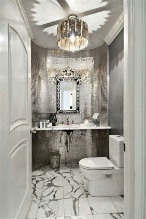 18 Hollywood Glam Room Decoration Ideas Silver Bathroom Glamorous