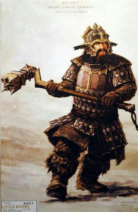 Bofur Concept Armor The Hobbit Battle Of The Five Armies Fantasy Races Fantasy Armor High