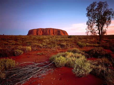 Australia Ayers Landscapes Nature Rock Rocks Hd Wallpaper
