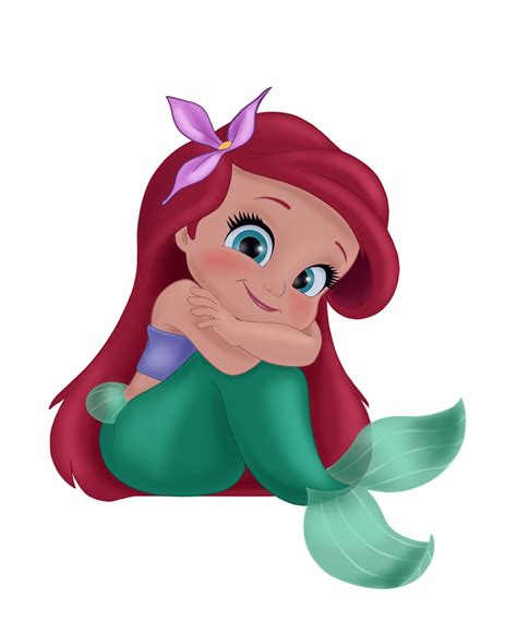 Ariel The Littlest Mermaid By Artistsncoffeeshops On Deviantart
