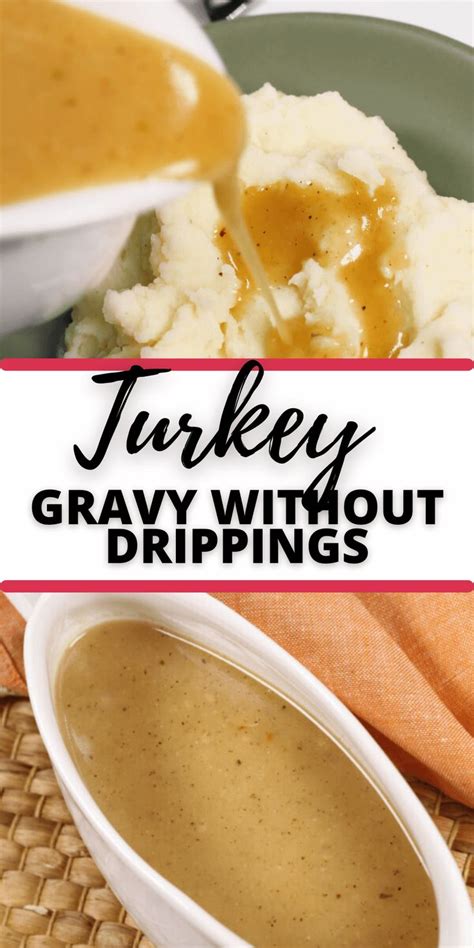 This Easy Turkey Gravy Without Drippings Recipe Is A Classic Flavorful