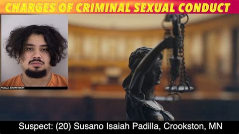 charges of criminal sexual conduct inewz